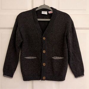 ZARA Charcoal Knit Cardigan | Size 3–4 Years